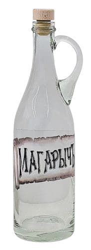 Бутыль 1л с ручкой "Ручная Работа" Магарычъ Lux